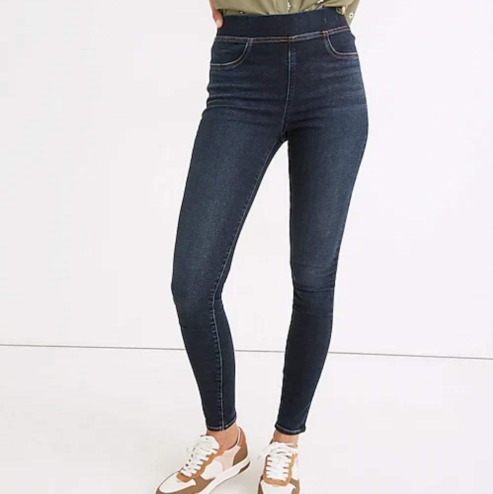 Madewell Pull-On Skinny Jeans in‎ Wisteria Wash Like New Stretch High Rise sz 28